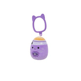 Kensington the potion bottle — Squishmallows 3.5" Halloween clip-on plush keyring, side view, Australia 2025